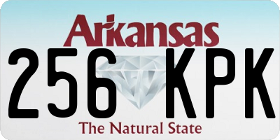 AR license plate 256KPK