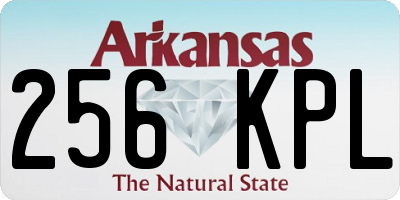 AR license plate 256KPL