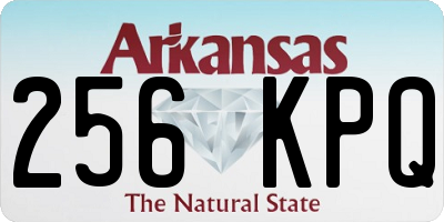 AR license plate 256KPQ