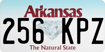 AR license plate 256KPZ