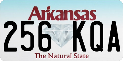 AR license plate 256KQA