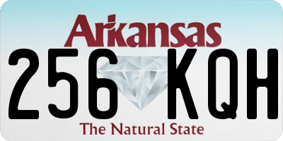 AR license plate 256KQH