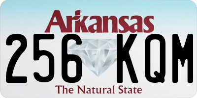 AR license plate 256KQM