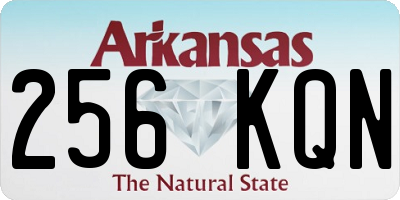 AR license plate 256KQN