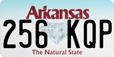 AR license plate 256KQP