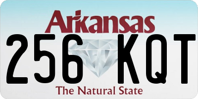 AR license plate 256KQT