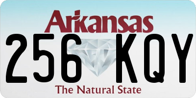AR license plate 256KQY