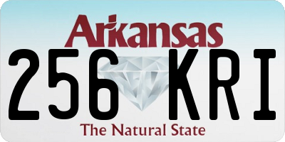 AR license plate 256KRI