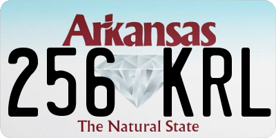 AR license plate 256KRL
