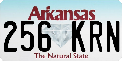 AR license plate 256KRN