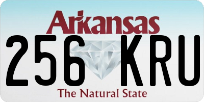 AR license plate 256KRU