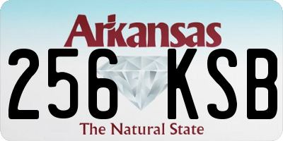 AR license plate 256KSB
