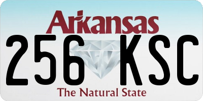 AR license plate 256KSC