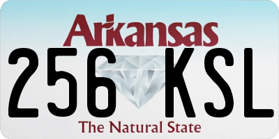 AR license plate 256KSL