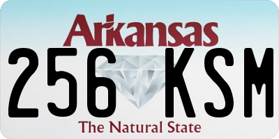 AR license plate 256KSM