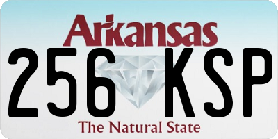 AR license plate 256KSP