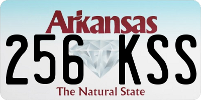 AR license plate 256KSS