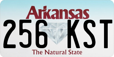 AR license plate 256KST