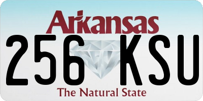 AR license plate 256KSU