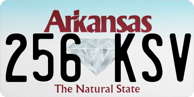 AR license plate 256KSV