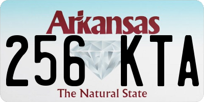 AR license plate 256KTA