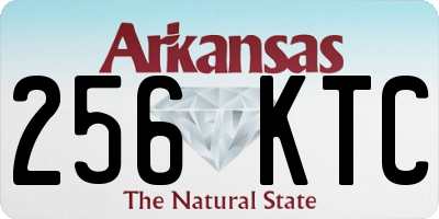 AR license plate 256KTC