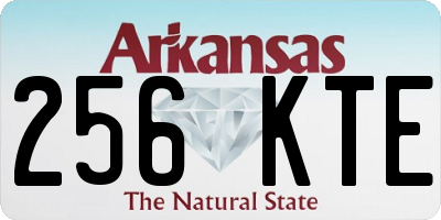 AR license plate 256KTE