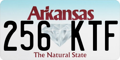 AR license plate 256KTF