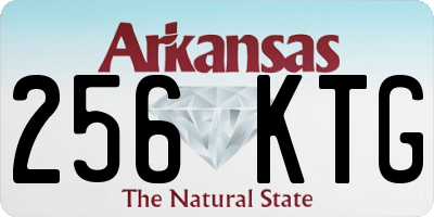 AR license plate 256KTG