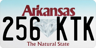 AR license plate 256KTK