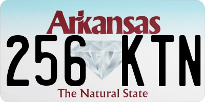 AR license plate 256KTN