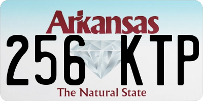 AR license plate 256KTP
