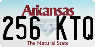 AR license plate 256KTQ