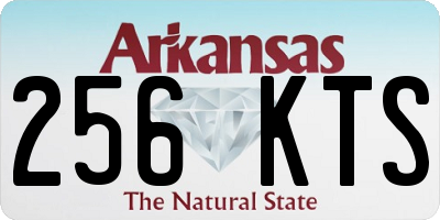 AR license plate 256KTS
