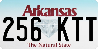 AR license plate 256KTT