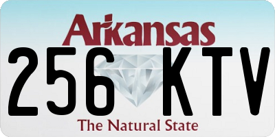 AR license plate 256KTV