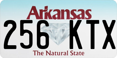 AR license plate 256KTX