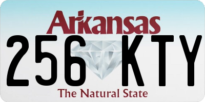 AR license plate 256KTY