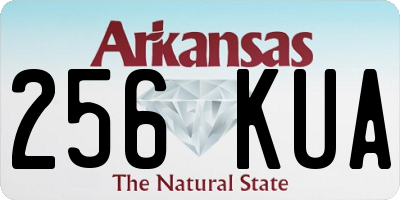 AR license plate 256KUA