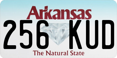 AR license plate 256KUD
