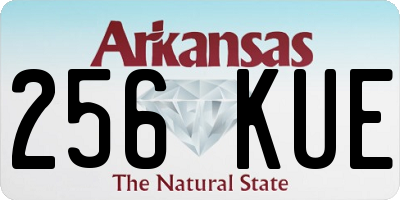 AR license plate 256KUE