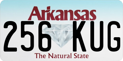 AR license plate 256KUG