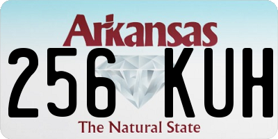 AR license plate 256KUH