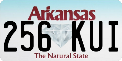 AR license plate 256KUI