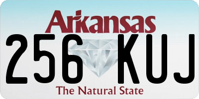 AR license plate 256KUJ