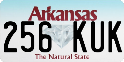 AR license plate 256KUK