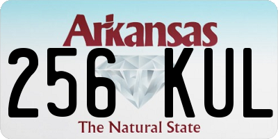AR license plate 256KUL