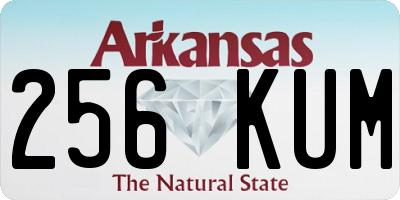 AR license plate 256KUM