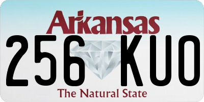 AR license plate 256KUO
