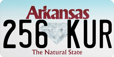 AR license plate 256KUR
